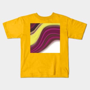 Summer Vibes Marble Waves Kids T-Shirt